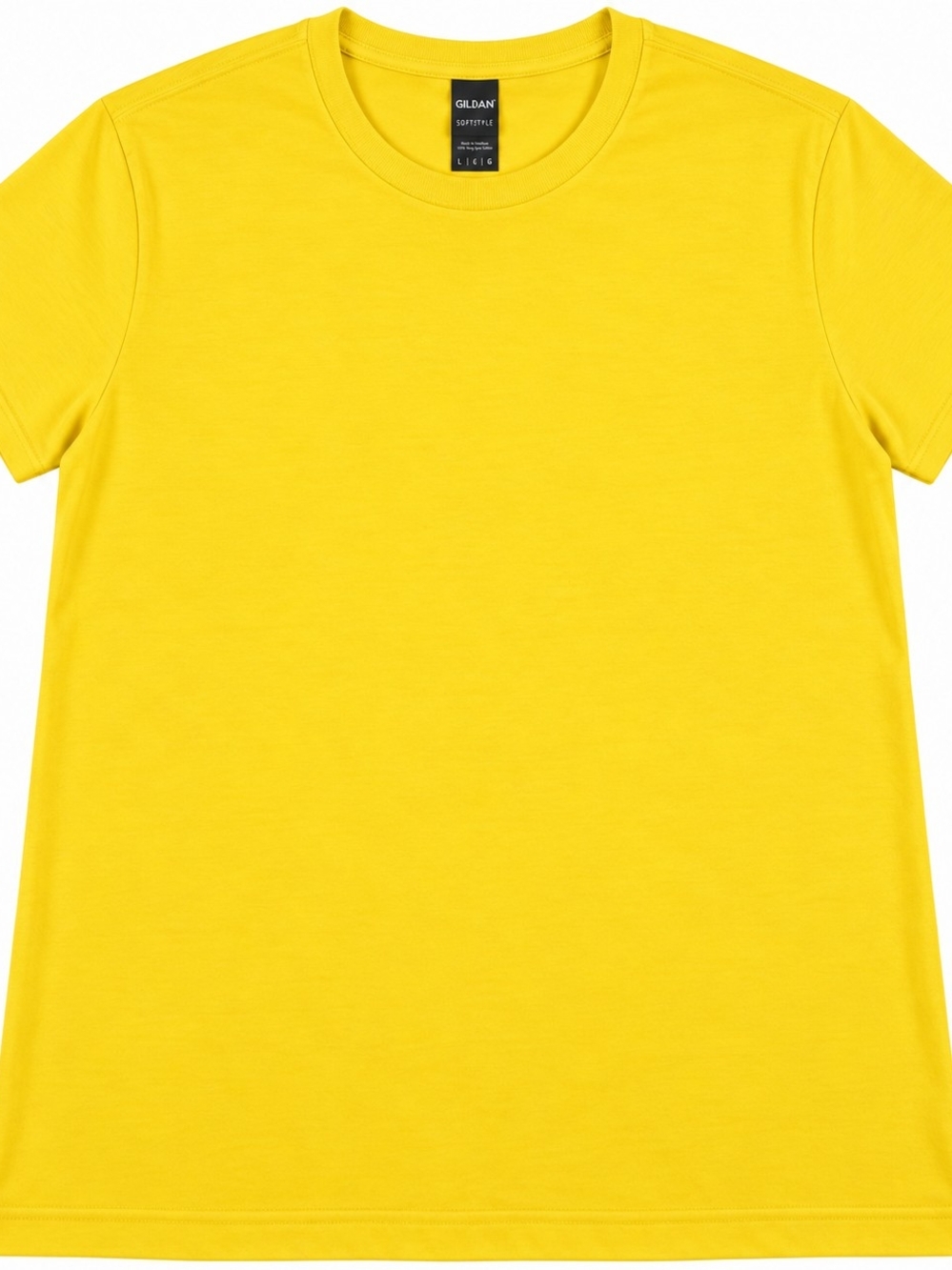 Gildan Kids Short Sleeve Tee in Bright Yellow